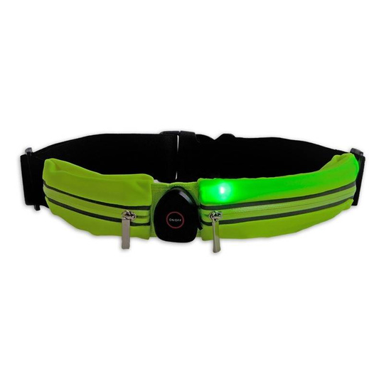 Lynx Led Sport waistbag / Running belt (double) USB