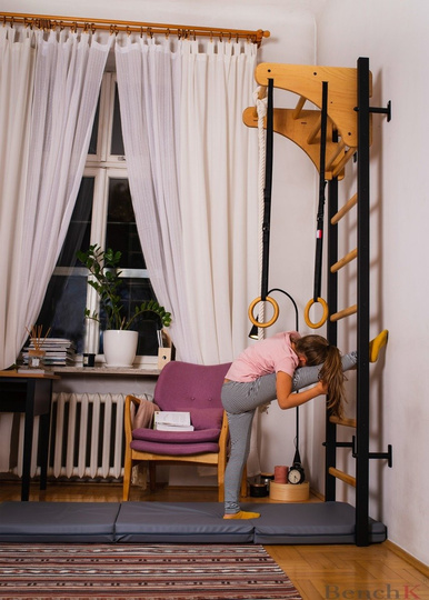 Trainings Sprossenwand BenchK 212B multifunctional wall bar Indoor Kletterwand