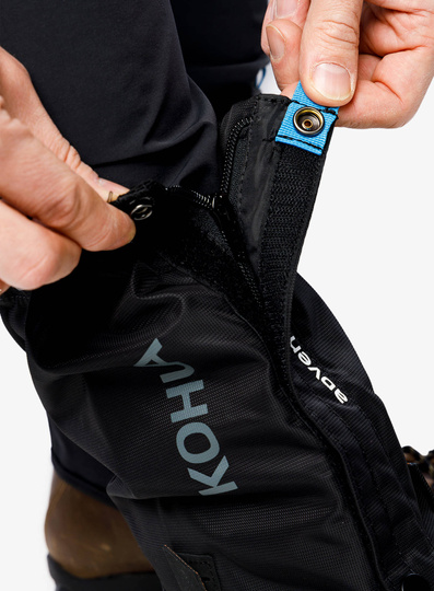 Outdoor Gamaschen Kohla AdventureLight Schwarz Schuhgamaschen Trekking-Gamaschen