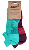 Women's Jogging Socks Inov-8 Trailfly Sock Low - teal/purple