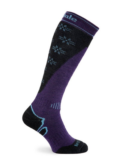 Bridgedale Ski Midweight+ Merino P - dk purple