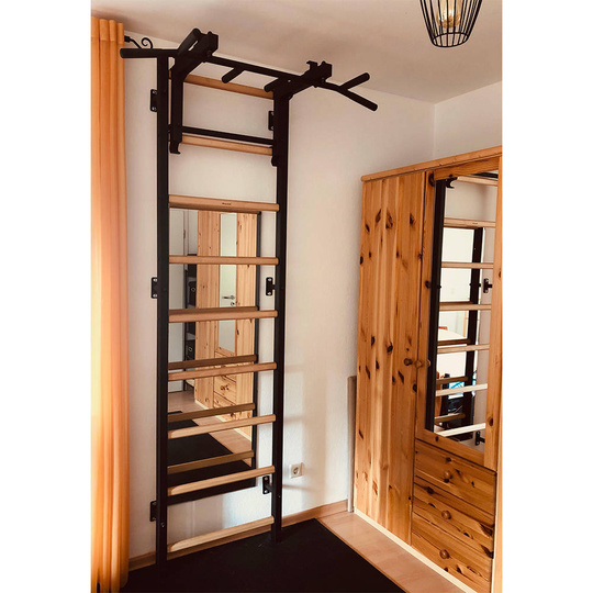 BenchK 711B WALL BAR HOME GYM SWEDISH LADDER METAL LADDER