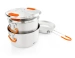 GSI Outdoors Glacier Stainless Base Camper Medium Cookware Set