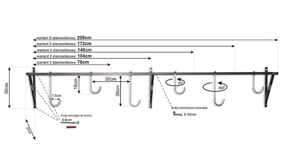 Kris Wall Bike Hanger 5 Bikes