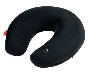 Zagłówek - poduszka z masażerem czarna Rockland