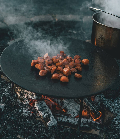 Robens Bighorn 3 Legged Pan - black