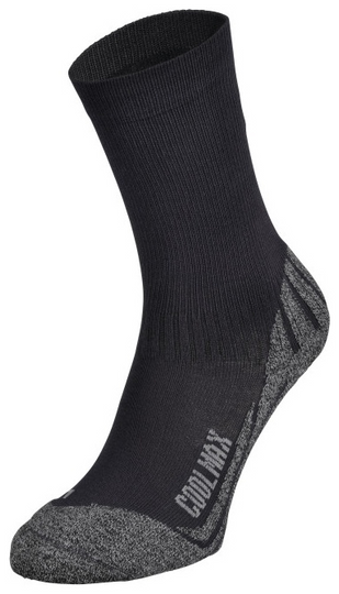 Trekking-Socken Care Plus Bugsox Adventure technische Trekkingsocken Schwarz
