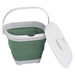 Outwell Collaps Bucket Square w/lid - shadow green