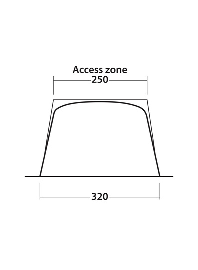 Outwell Touring Canopy - Schwarz/Grau