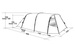 5-person Tent Easy Camp Huntsville 500 - rustic green