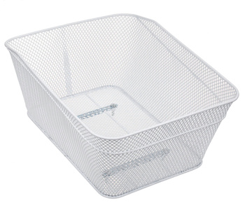 Verso Gepäckträgerkorb dauerhaft fixiert weiß 400x300x160 mm