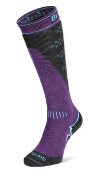 Bridgedale Ski Midweight+ Merino P - dk purple