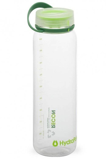 Eco-Friendly Bottle HydraPak Recon 1L - Clear/Evergreen & Lime