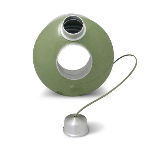 Survival Kettle 1.2 L Green Camping Kettle Carry Bag Leather Handle