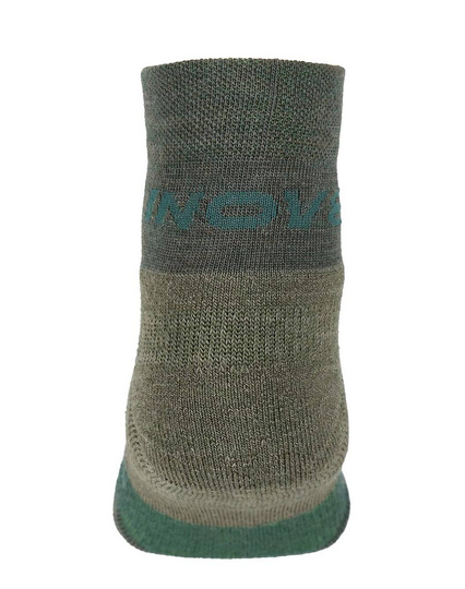 Merino Laufsocken Inov-8 Merino Mid – Dark Green/Melange Trekkingsocken
