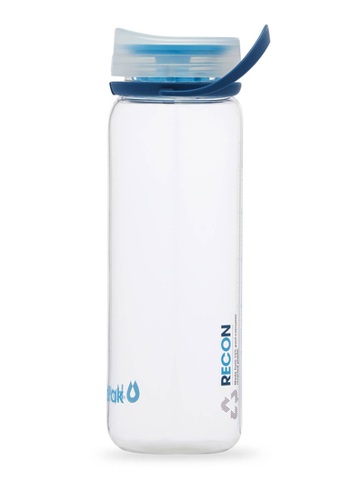 Eco-Friendly Bottle HydraPak Recon 750ml - Clear/Navy & Cyan