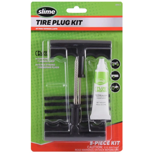 Slime tyre plug kit for tubeless tyres