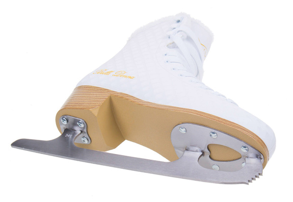Vivo Bella Donna white figure skates 