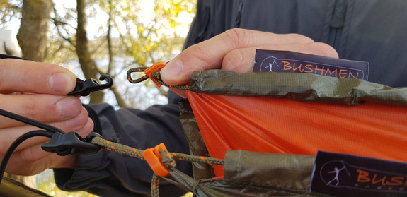 Bushmen Elastic Tarp Expanders - 2x1,25m