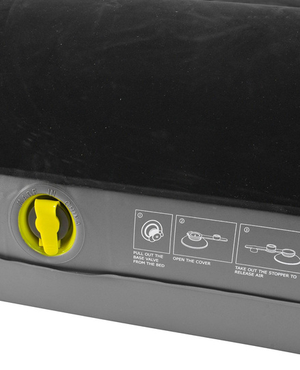 Outwell Classic w/pillow & Pump Double – black/grey (Doppel-Luftbett)