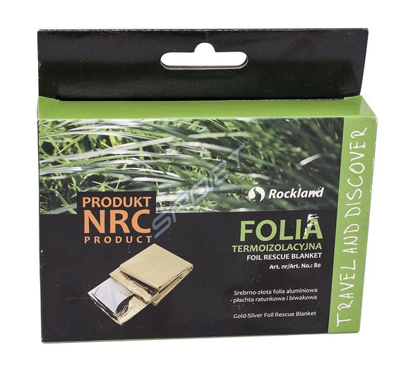 Thermo-Isolationsfolie – Rettungsdecke NRC Rockland