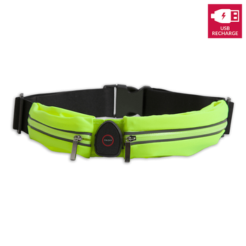Lynx Led Sport waistbag / Running belt (double) USB