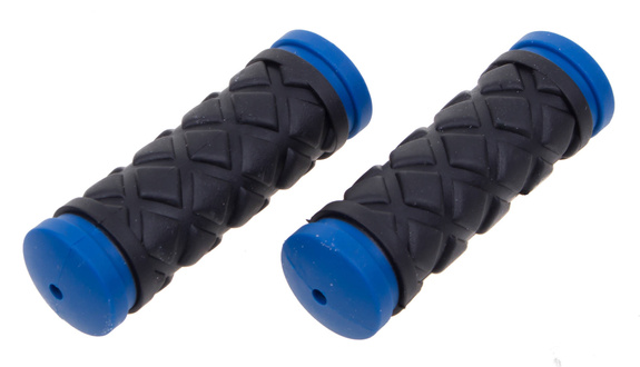 Verso HL-G73 90mm black/blue handlebar grips pair 