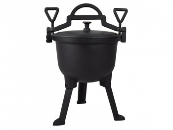 Kawmet Cast Iron Hunting Cauldron - 8L