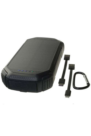 Power Bank 20000mAh (74Wh) with solar panel 1W, S20000C