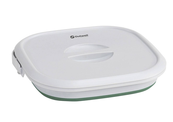 Outwell Collaps Bucket Square w/lid - shadow green