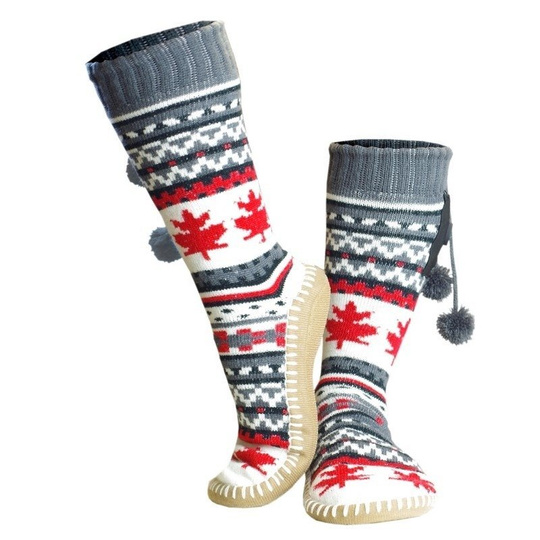 GLOVII Heated Slippers with Socks, Size: 36-43