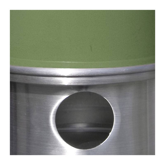 Survival Kettle Green aluminum travel kettle + steel stove