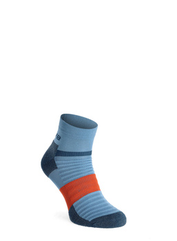 Laufsocken Inov-8 Sportsocken Active Mid Socken – Blau/Orange Wandersocken