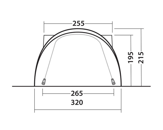 Autozelt Outwell Seacrest - grün