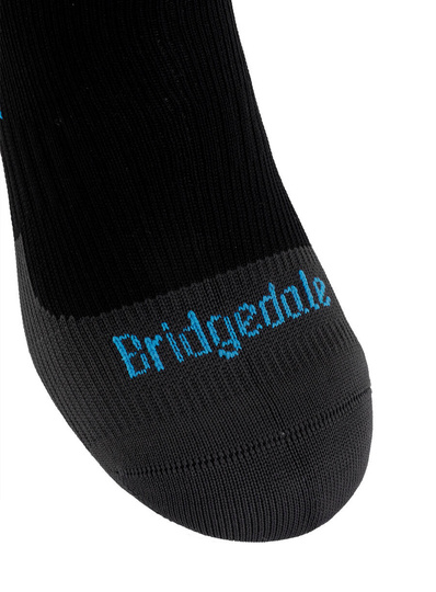 Bridgedale StormSock Mid Ankle wasserdichte Socken – Schwarz/Blau Outdoor Socken