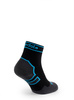 Bridgedale StormSock Mid Ankle wasserdichte Socken – Schwarz/Blau Outdoor Socken