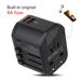 Maclean MCE238N Travel Adaptor, 2xUSB A + USB C PD 20W, Quick Charge 