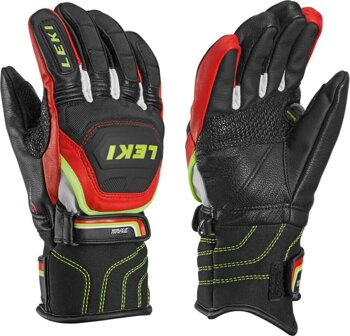 Leki Skihandschuh WCR Flex S Jr - Rot - Size 5