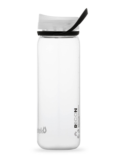 Trink Flasche HydraPak Recon 750ml - Clear/Black Trekkingflasche Outdoorflasche