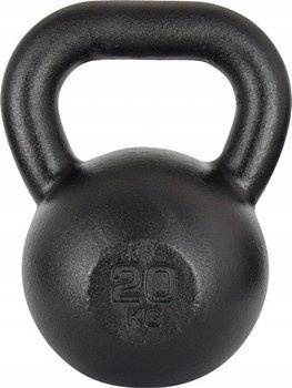 Kawmet Cast Iron Kettlebell 20 kg Black