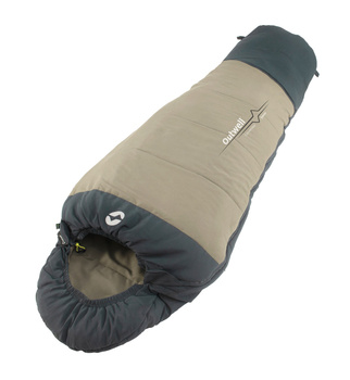 Outwell Convertible Junior Sleeping Bag (120-150 cm) - olive/navy