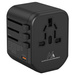 Maclean MCE238N Travel Adaptor, 2xUSB A + USB C PD 20W, Quick Charge 