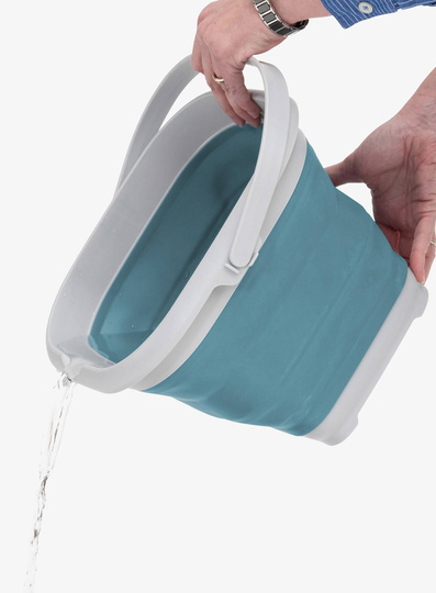 Outwell Collaps Bucket Square w/lid - classic blue