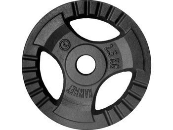 Hantelscheibe Gusseisen Platte Rad Tri-Grip KAWMET 30,5mm 2,5kg
