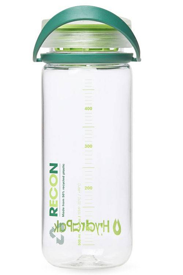 Trink Flasche HydraPak Recon 500ml - Clear/ Lime Trekkingflasche Outdoor Flasche