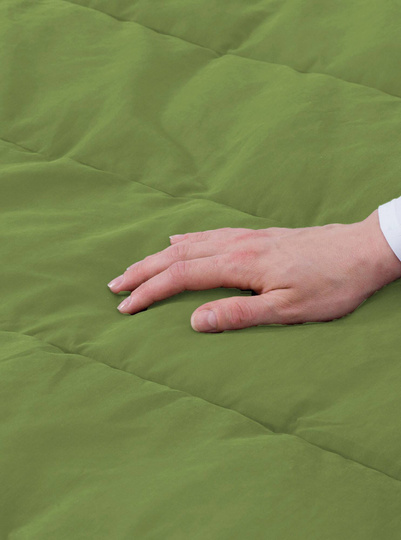 Camping Double Duvet Outwell Constellation Duvet Lux Double - green/beige