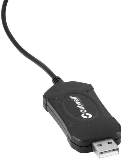 Outwell Wind Pumpe Mit USB, Blue, One Size