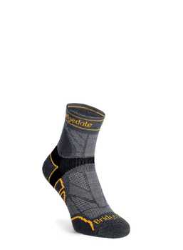 Bridgedale Lightweight T2 Merino Sport 3/4 Crew Socks - gunmetal