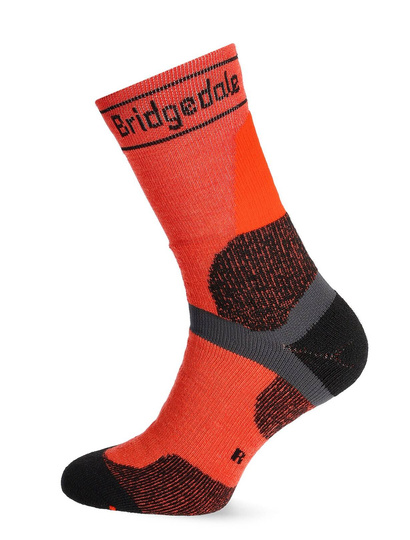 Bridgedale MTB Winter Weight T2 Merino Sport Boot - orange/black