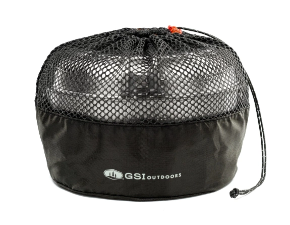 GSI Outdoors Glacier Stainless Base Camper Medium Cookware Set